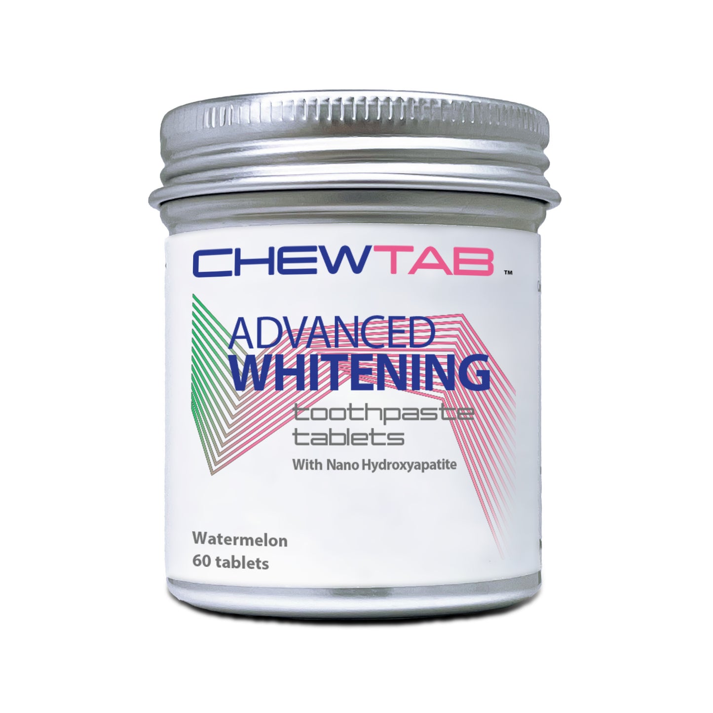 advanced whitening toothpaste tablets watermelon bottle