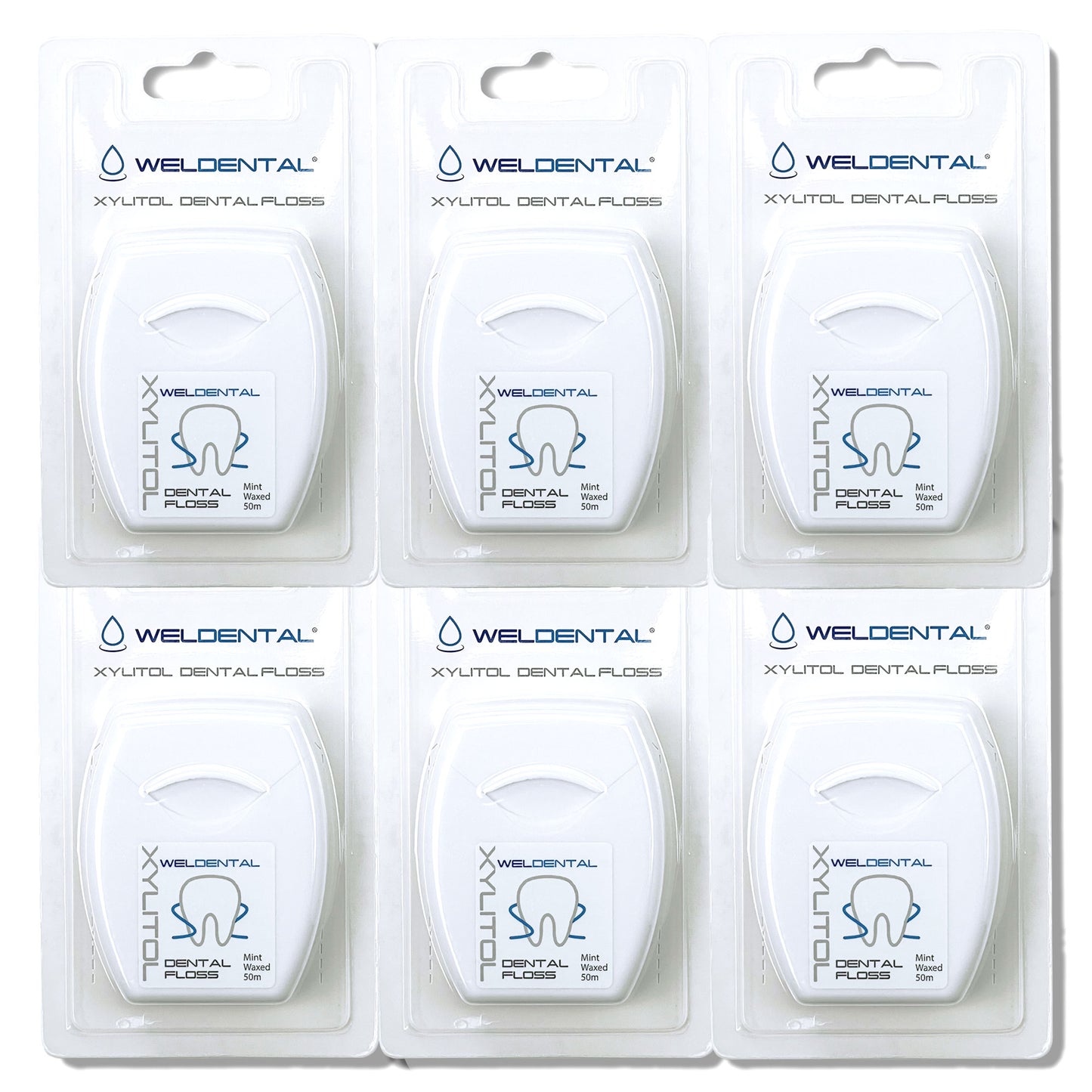 xylitol floss 6 pack