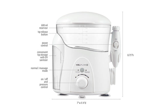 welflos m water flosser features