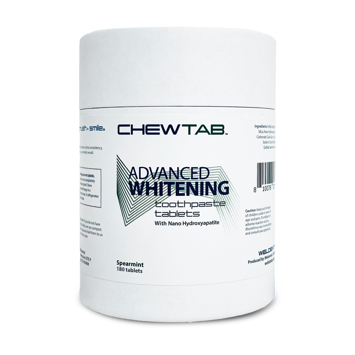 Weldental Chewtab Advanced Whitening NHAP Toothpaste Tablets Refill