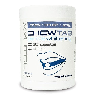 chewtab toothpaste tablets peppermint refill