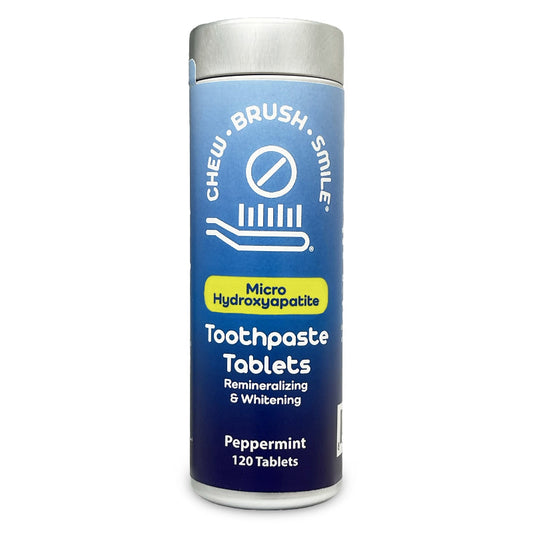 Chew Brush Smile Toothpaste Tablets with Micro Hydroxyapatite