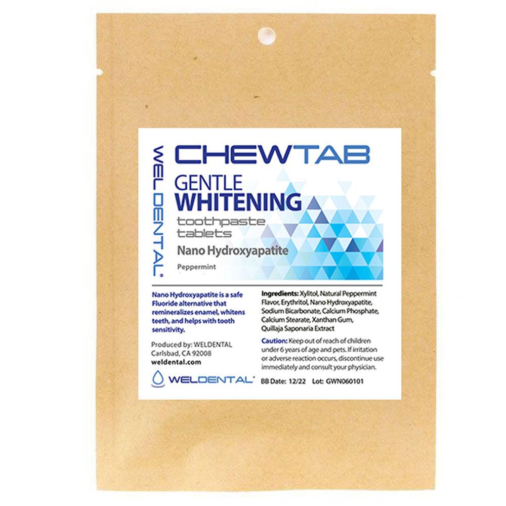 Chewtab Gentle Whitening NHAP Peppermint 10 Count - WHOLESALE