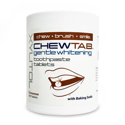 chewtab gentle whitening toothpaste tablets cinnamon