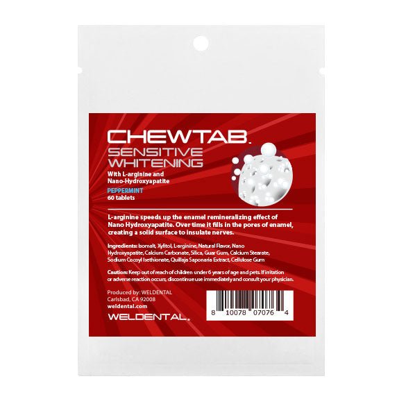 Chewtab Sensitive Whitening NHAP Toothpaste Tablets - WHOLESALE