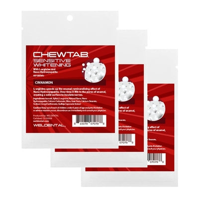 Chewtab Sensitive Whitening NHAP Toothpaste Tablets