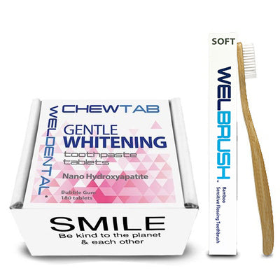 Chewtab Gentle Whitening Nanohydroxyapatite Toothpaste Tablet Refill