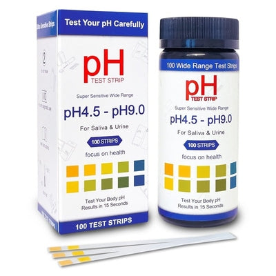 saliva ph testing strips