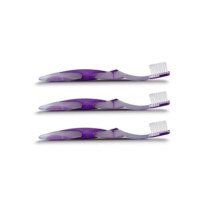 kids toothbrush pack purple