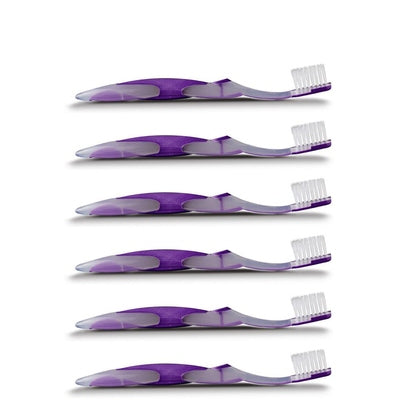 kids toothbrush packs purple