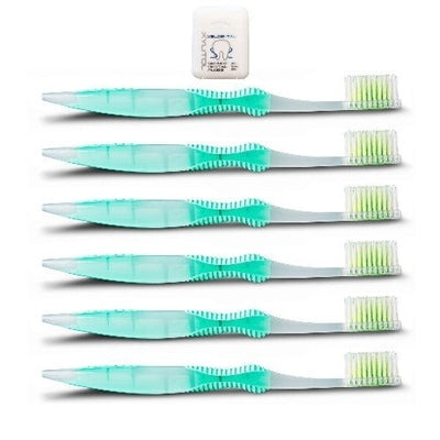 sofresh toothbrush seafoam 6 pack