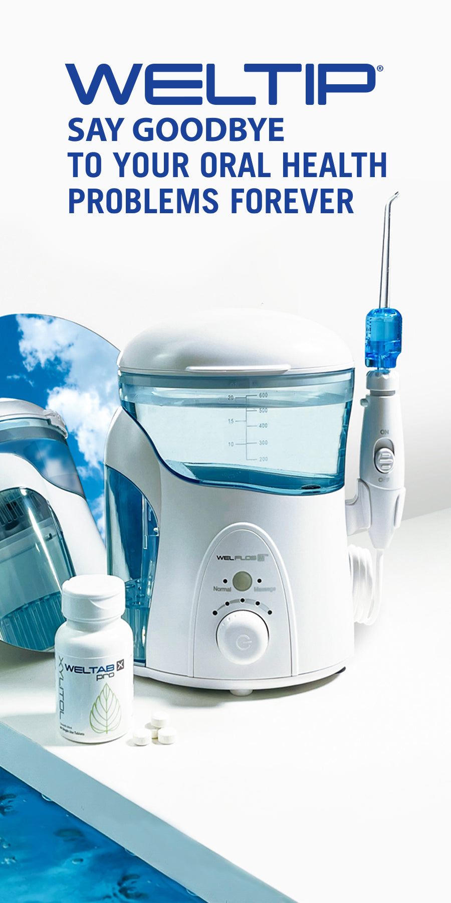 periodontal treatment at home with water flosser
