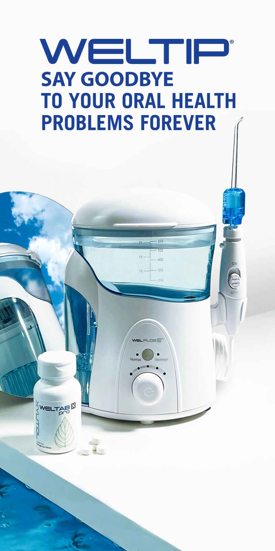 water flosser for periodontal treatment at home