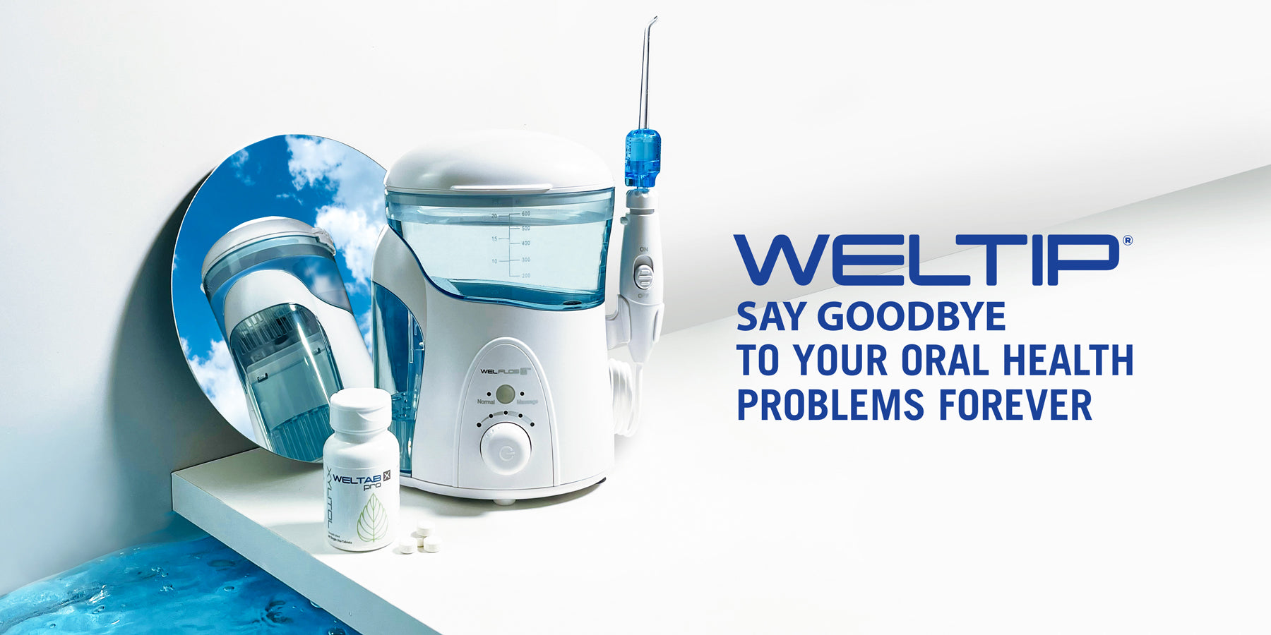 Water Flosser with Weltip Infuser Tip Delivers – Weldental