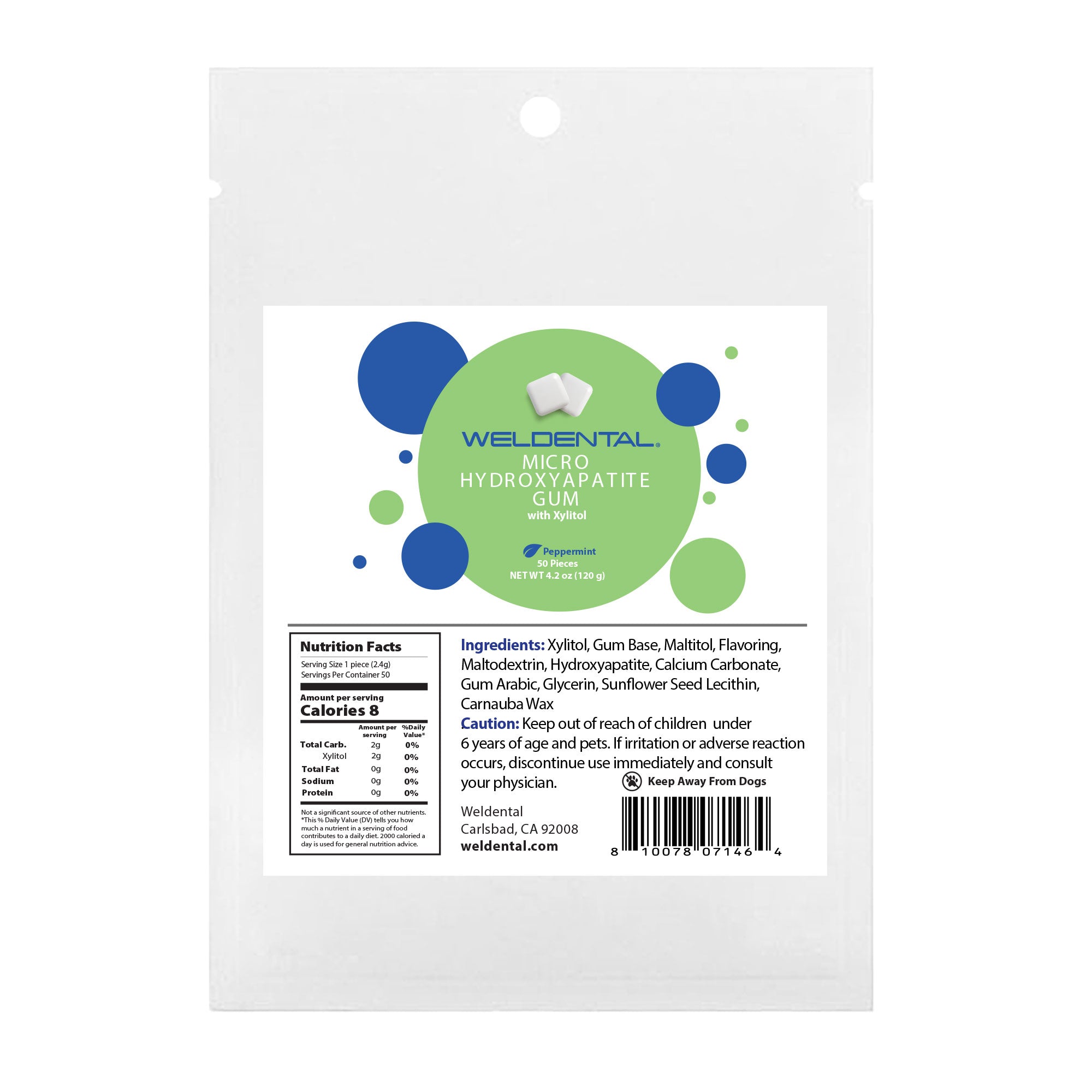 dental　ウェルスパ Micro Hydroxyapatite Gum with Xylitol Refill – Weldental
