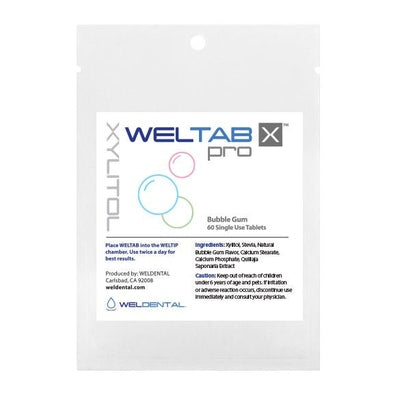 zero waste water flosser tablets bubble gum