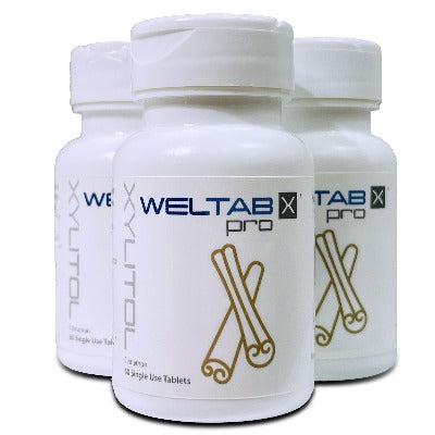 weltab water flosser tablets cinnamon three pack