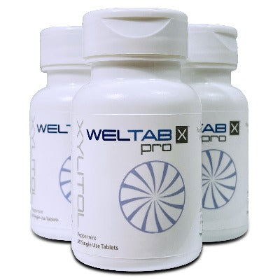 weltab water flosser tablets peppermint three pack