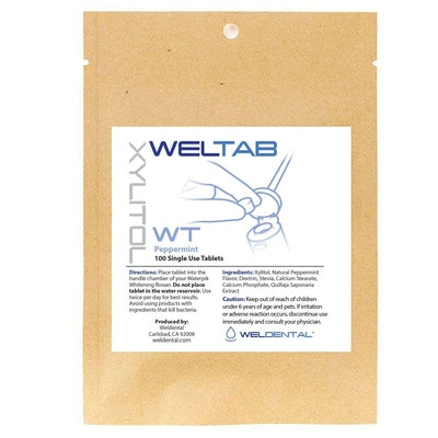 Weltab WT Water Flosser Tablets Compatible With Waterpik Whitening Water Flosser