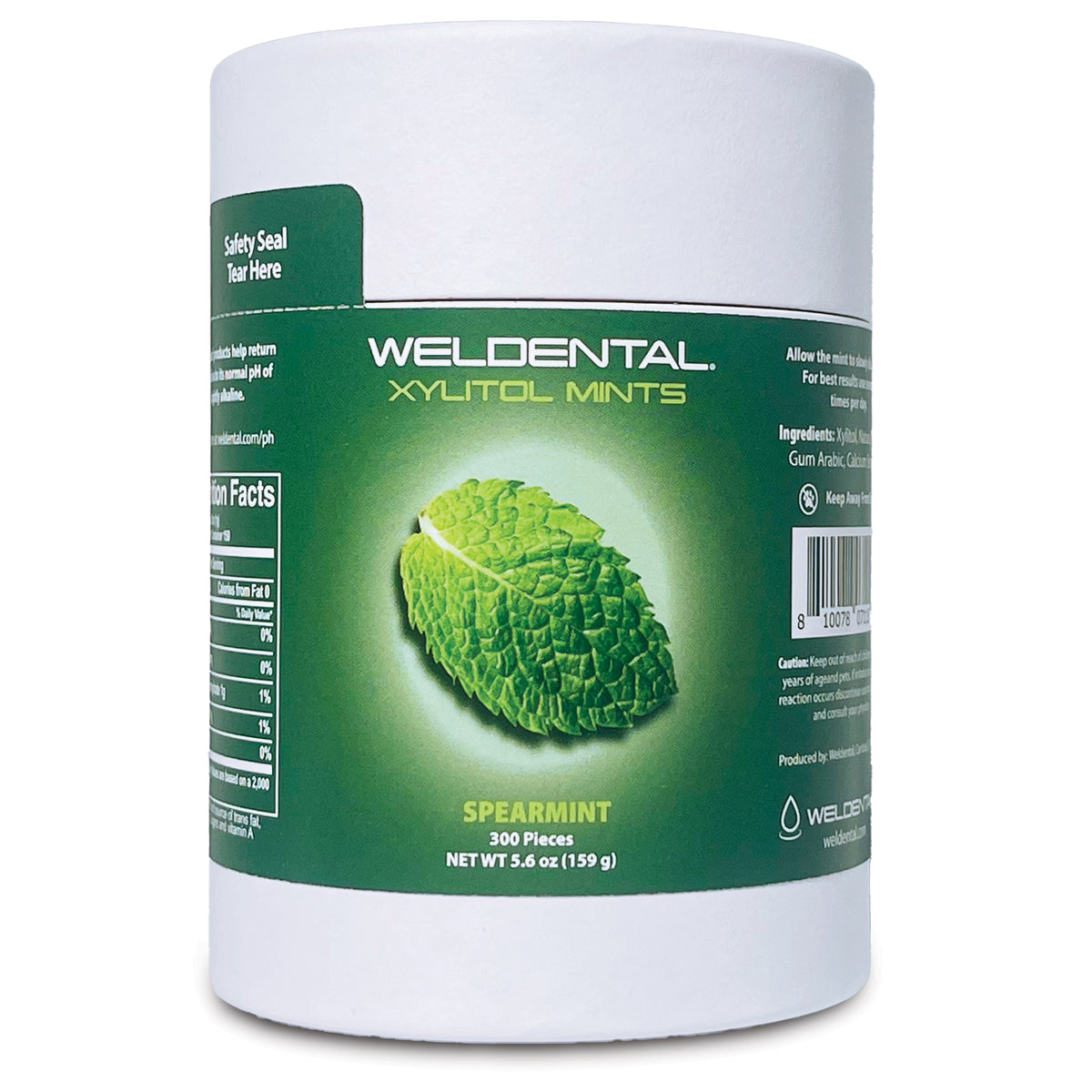 Weldental Xylitol Mints in Plastic Free Packaging 300 Count