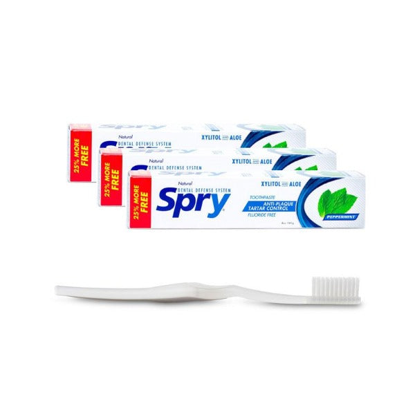 spry toothpaste peppermint