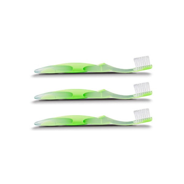 sofresh kids toothbrush pack lime green