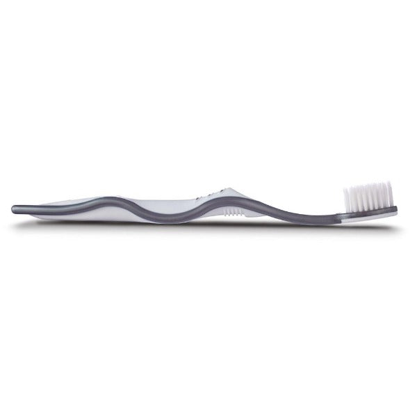 SoFresh AntiBacterial Flossing Toothbrush White Grey